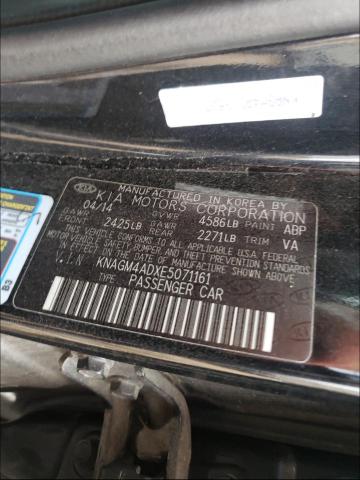 Photo 9 VIN: KNAGM4ADXE5071161 - KIA OPTIMA HYB 