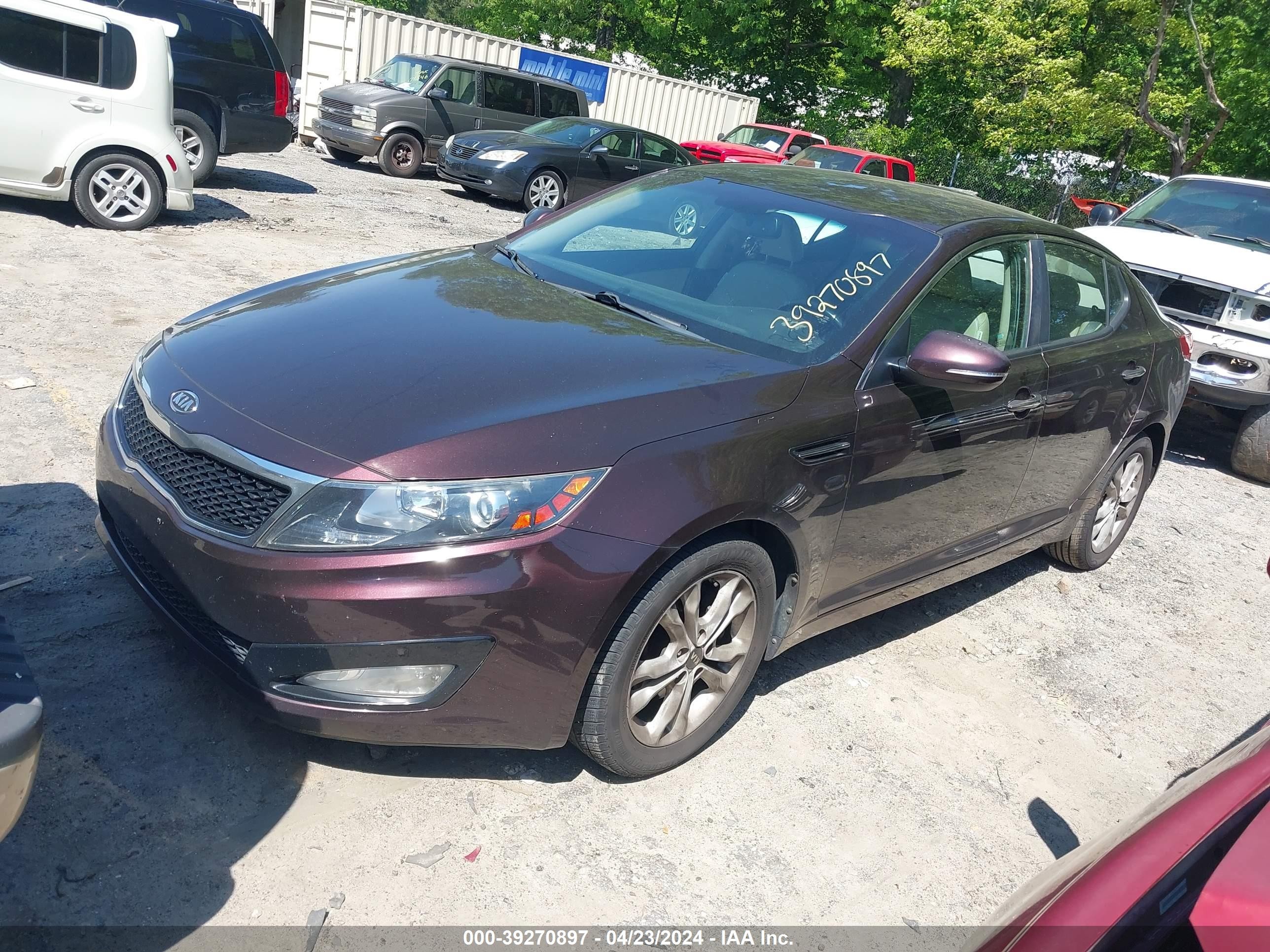 Photo 1 VIN: KNAGN4A74B5070347 - KIA OPTIMA 