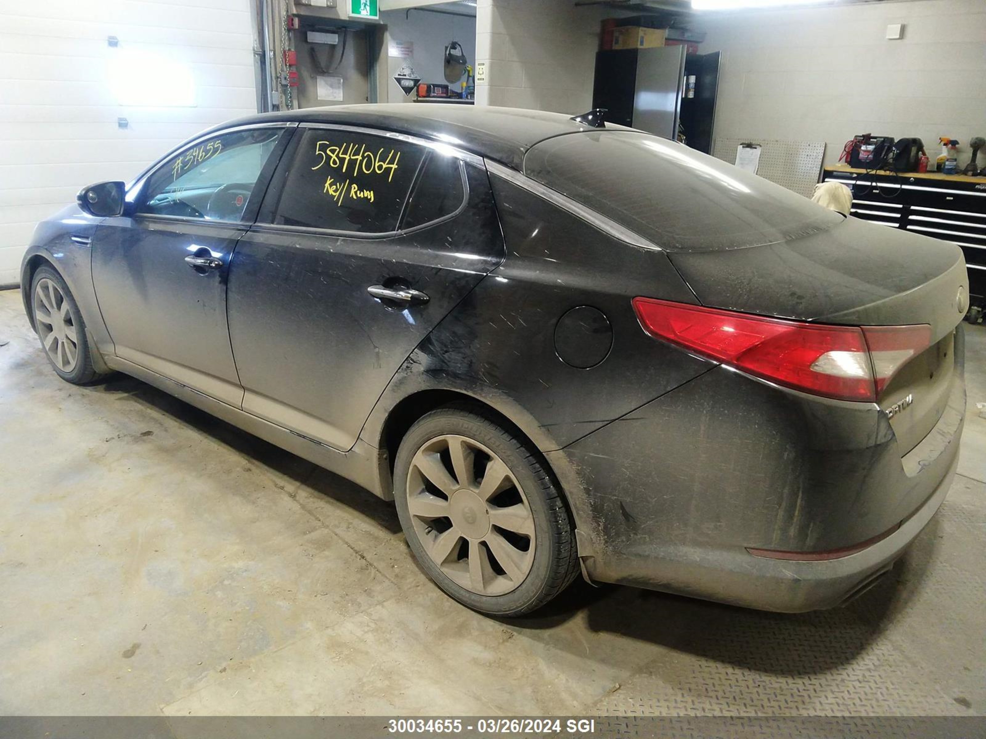 Photo 2 VIN: KNAGN4A76D5442712 - KIA OPTIMA 