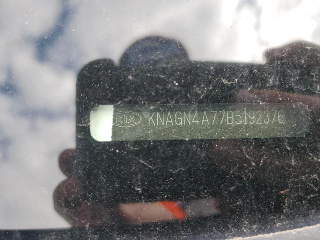 Photo 11 VIN: KNAGN4A77B5192376 - KIA OPTIMA EX 