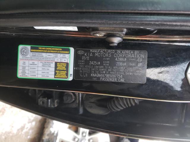 Photo 9 VIN: KNAGN4A79B5097754 - KIA OPTIMA EX 