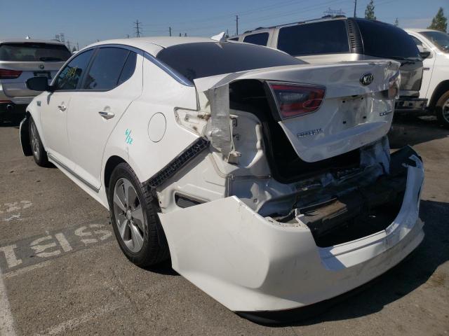 Photo 2 VIN: KNAGN4AD2E5072706 - KIA OPTIMA HYB 