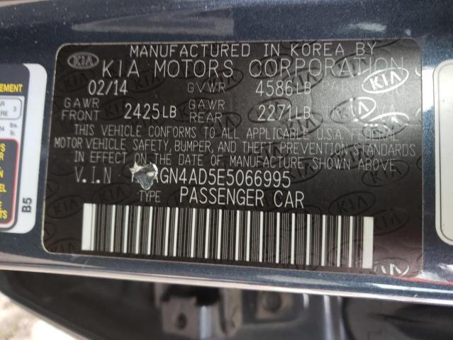 Photo 9 VIN: KNAGN4AD5E5066995 - KIA OPTIMA HYB 