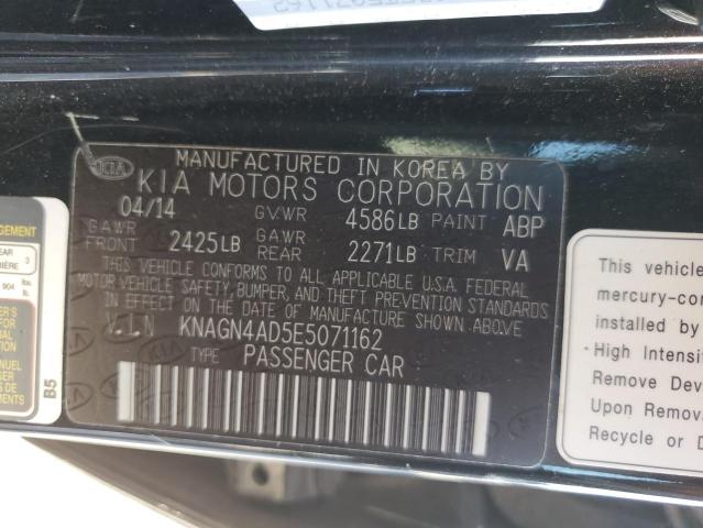 Photo 11 VIN: KNAGN4AD5E5071162 - KIA OPTIMA HYB 