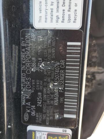 Photo 11 VIN: KNAGN4AD6E5074071 - KIA OPTIMA 