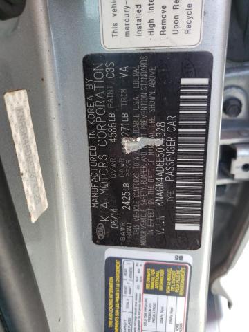 Photo 12 VIN: KNAGN4AD6E5074328 - KIA OPTIMA HYB 