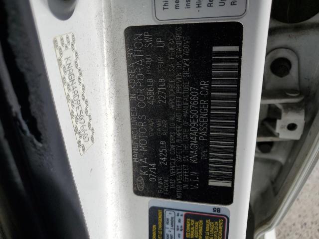 Photo 11 VIN: KNAGN4AD9E5076607 - KIA OPTIMA 