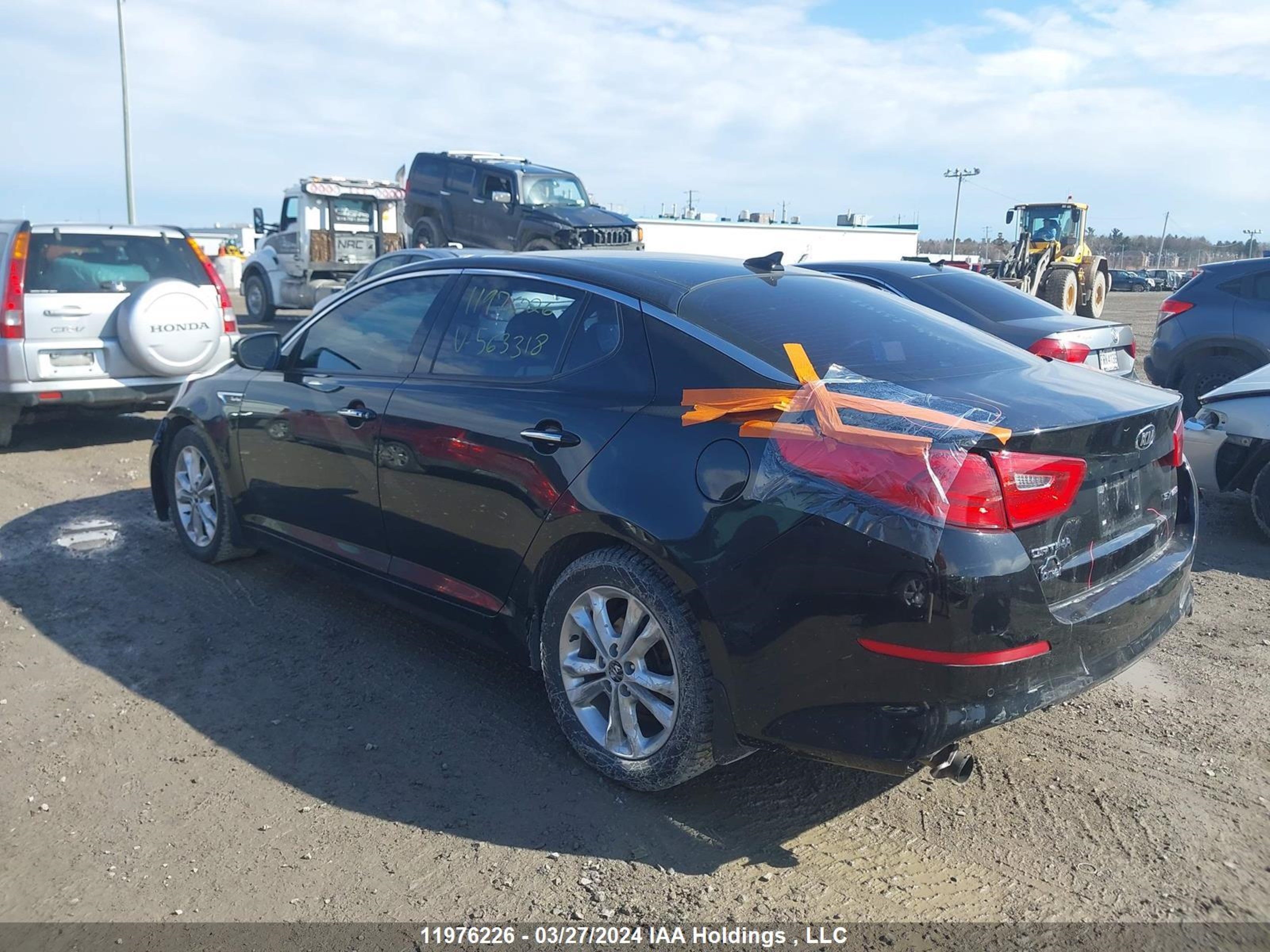 Photo 2 VIN: KNAGR4A66F5563318 - KIA OPTIMA 