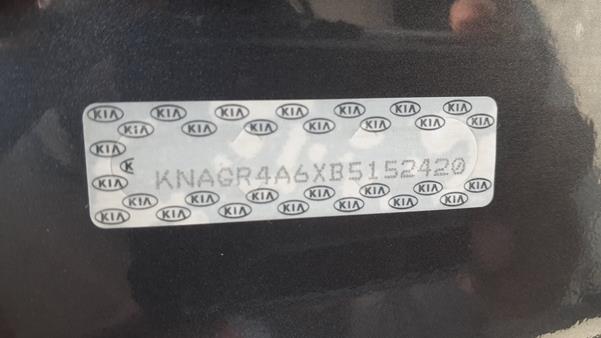 Photo 2 VIN: KNAGR4A6XB5152420 - KIA OPTIMA 