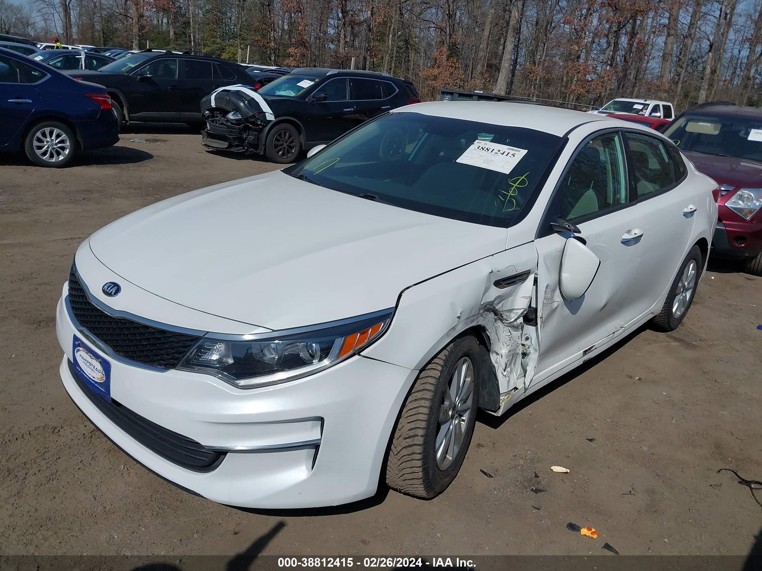 Photo 1 VIN: KNAGT4L30G5098928 - KIA OPTIMA 