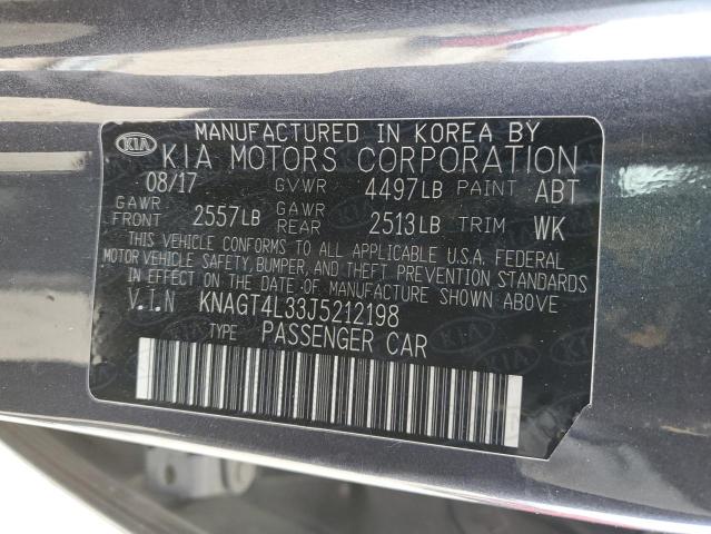 Photo 11 VIN: KNAGT4L33J5212198 - KIA OPTIMA 