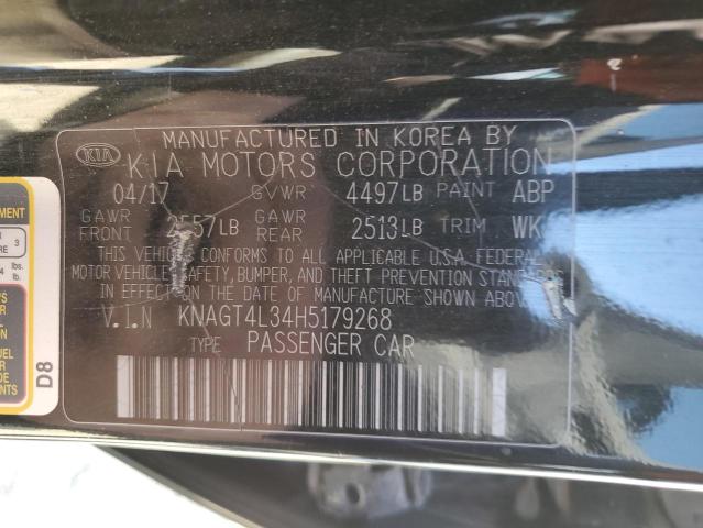 Photo 12 VIN: KNAGT4L34H5179268 - KIA OPTIMA LX 