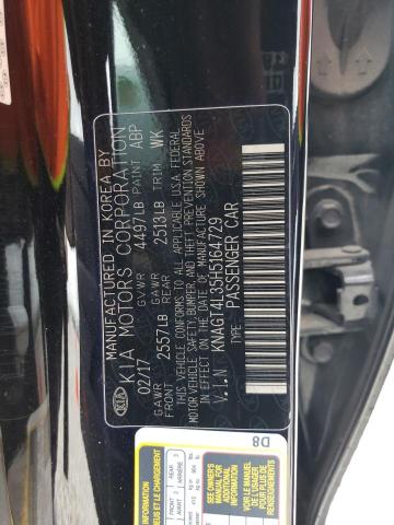 Photo 11 VIN: KNAGT4L35H5164729 - KIA OPTIMA 