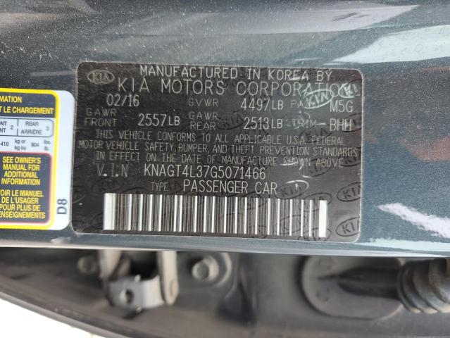 Photo 11 VIN: KNAGT4L37G5071466 - KIA OPTIMA LX 