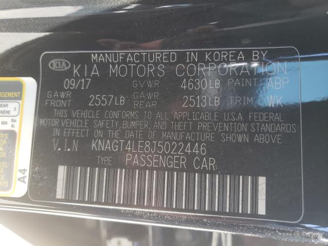 Photo 9 VIN: KNAGT4LE8J5022446 - KIA OPTIMA HYB 