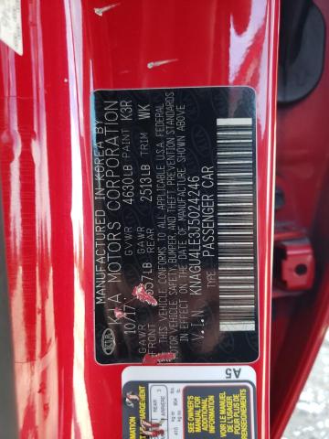 Photo 11 VIN: KNAGU4LE3J5024246 - KIA OPTIMA HYB 