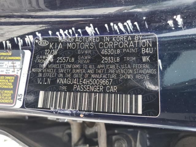 Photo 11 VIN: KNAGU4LE4H5009667 - KIA OPTIMA HYB 