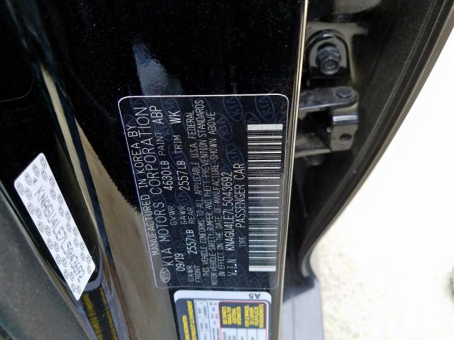 Photo 9 VIN: KNAGU4LE7L5043692 - KIA OPTIMA HYB 