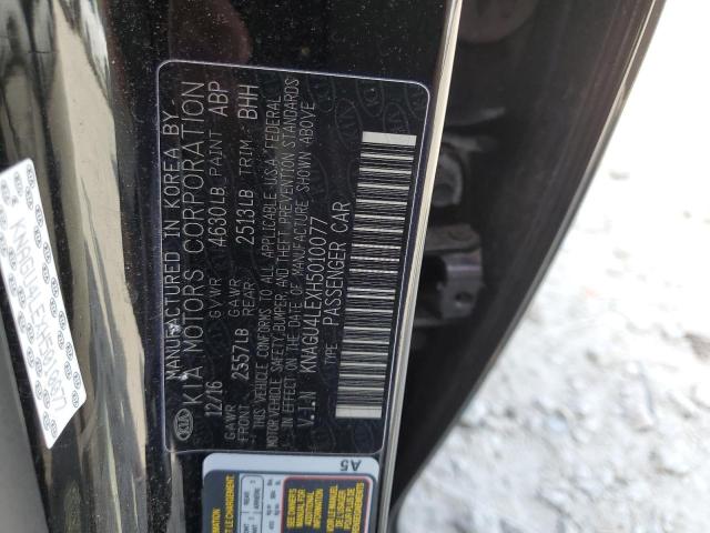 Photo 12 VIN: KNAGU4LEXH5010077 - KIA OPTIMA 