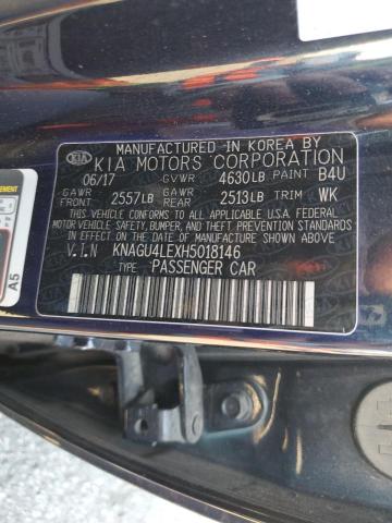 Photo 11 VIN: KNAGU4LEXH5018146 - KIA OPTIMA HYB 