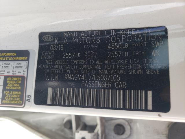 Photo 9 VIN: KNAGV4LD7L5037105 - KIA OPTIMA PLU 