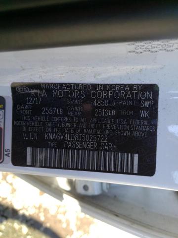 Photo 9 VIN: KNAGV4LD8J5025722 - KIA OPTIMA PLU 