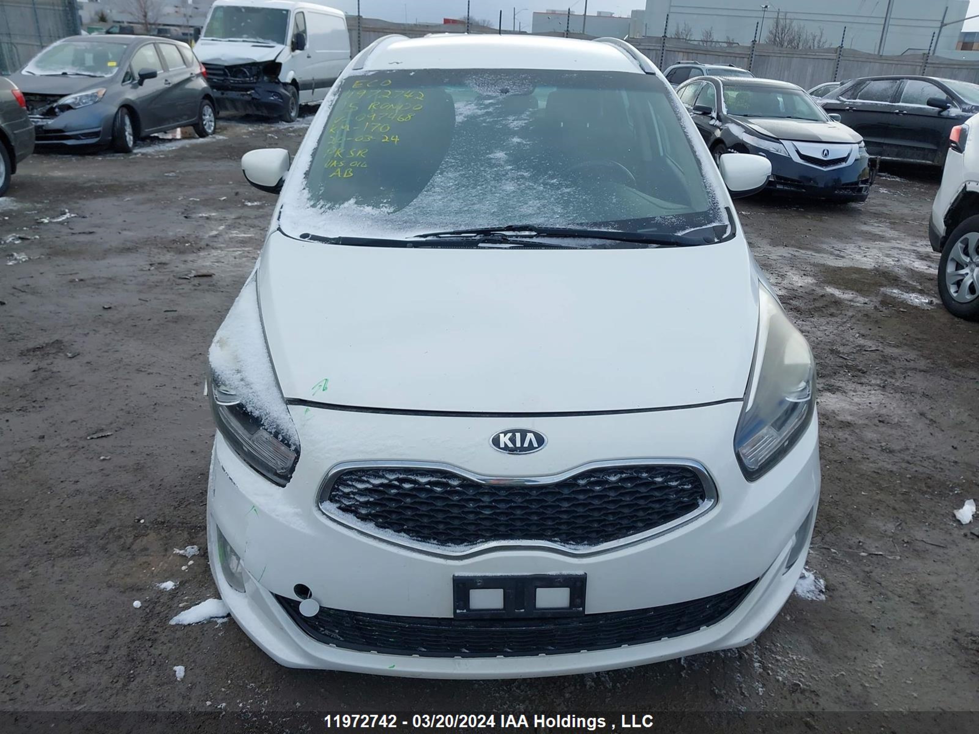 Photo 11 VIN: KNAHT8A37F7097468 - KIA RONDO 