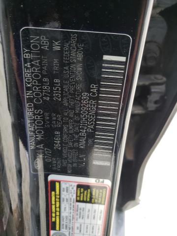 Photo 11 VIN: KNALB4J11H5092639 - KIA CADENZA 