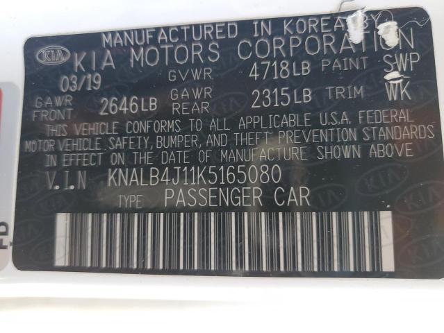 Photo 12 VIN: KNALB4J11K5165080 - KIA CADENZA 