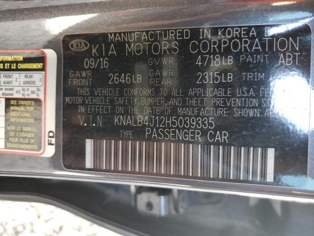 Photo 11 VIN: KNALB4J12H5039335 - KIA CADENZA PR 