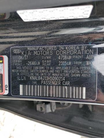 Photo 11 VIN: KNALB4J13H5090214 - KIA CADENZA 