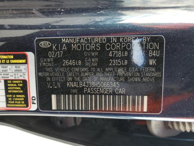 Photo 12 VIN: KNALB4J18H5066345 - KIA CADENZA PR 