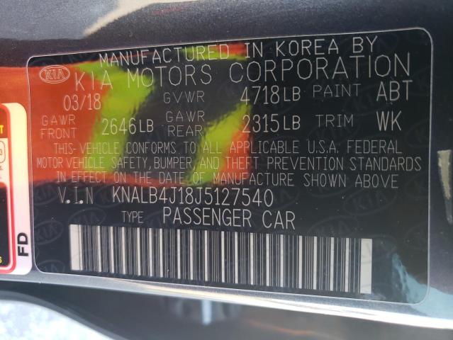 Photo 12 VIN: KNALB4J18J5127540 - KIA CADENZA PR 