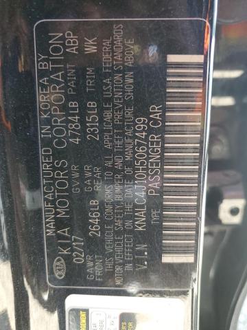 Photo 11 VIN: KNALC4J10H5067499 - KIA CADENZA 