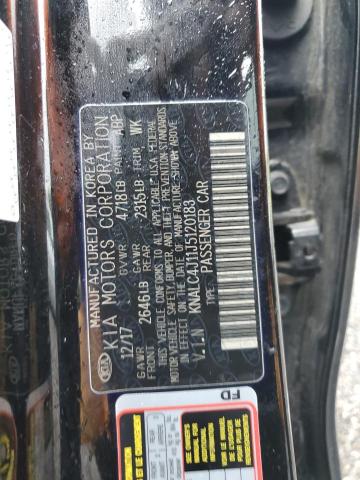 Photo 11 VIN: KNALC4J11J5120183 - KIA CADENZA LU 