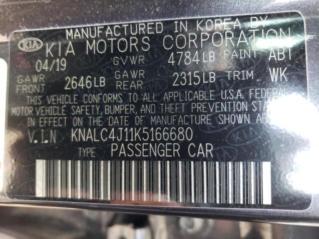 Photo 9 VIN: KNALC4J11K5166680 - KIA CADENZA LU 