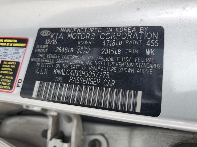 Photo 12 VIN: KNALC4J13H5057775 - KIA CADENZA 