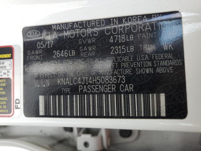 Photo 11 VIN: KNALC4J14H5083673 - KIA CADENZA 