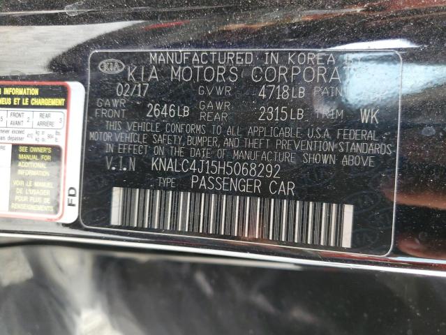 Photo 11 VIN: KNALC4J15H5068292 - KIA CADENZA 