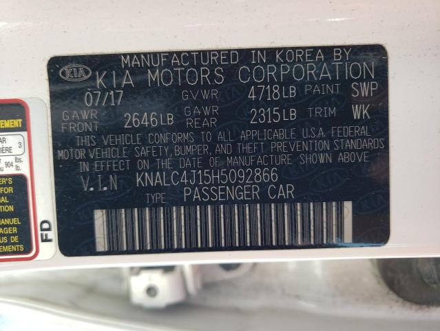 Photo 12 VIN: KNALC4J15H5092866 - KIA CADENZA 