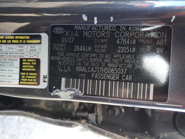 Photo 11 VIN: KNALC4J17H5065037 - KIA CADENZA PR 