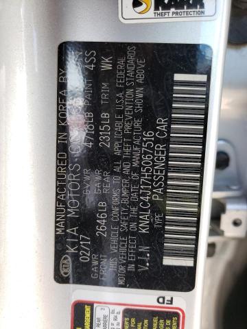 Photo 11 VIN: KNALC4J17H5067516 - KIA CADENZA 