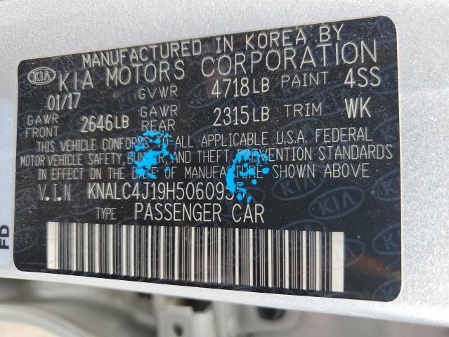 Photo 12 VIN: KNALC4J19H5060955 - KIA CADENZA PR 