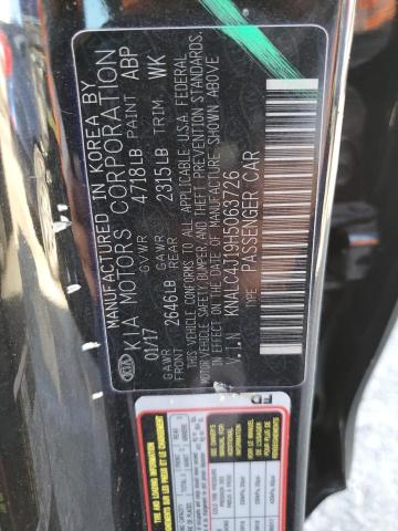 Photo 12 VIN: KNALC4J19H5063726 - KIA CADENZA 