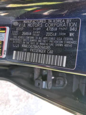 Photo 9 VIN: KNALC4J19H5094085 - KIA CADENZA PR 