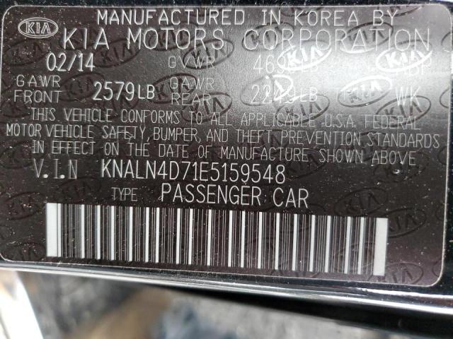 Photo 12 VIN: KNALN4D71E5159548 - KIA CADENZA PR 