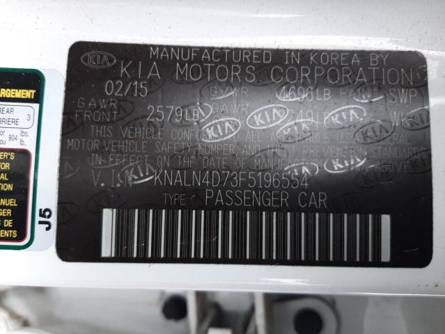 Photo 9 VIN: KNALN4D73F5196554 - KIA CADENZA PR 