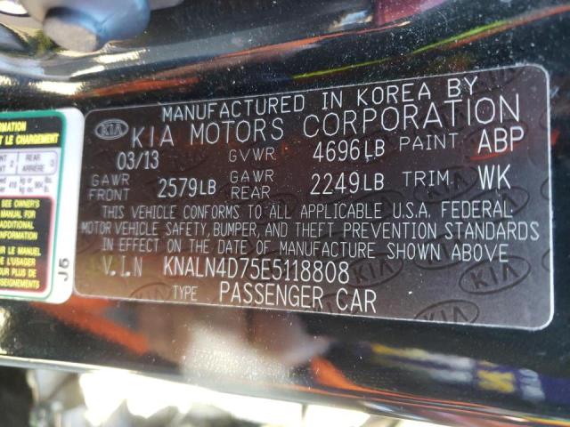 Photo 9 VIN: KNALN4D75E5118808 - KIA CADENZA PR 