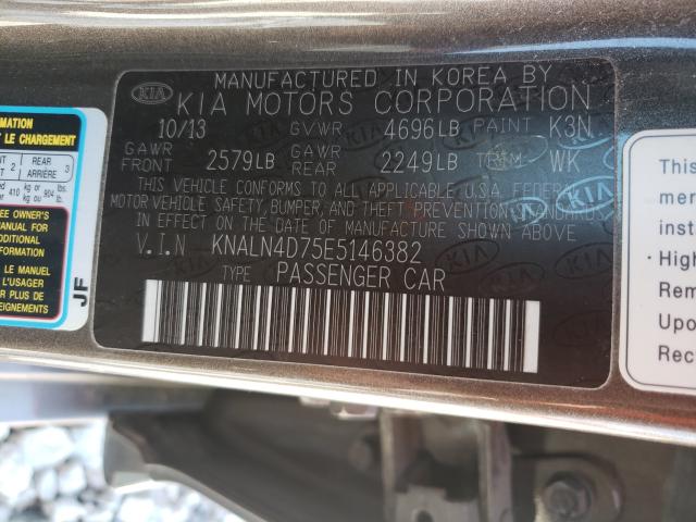 Photo 9 VIN: KNALN4D75E5146382 - KIA CADENZA PR 