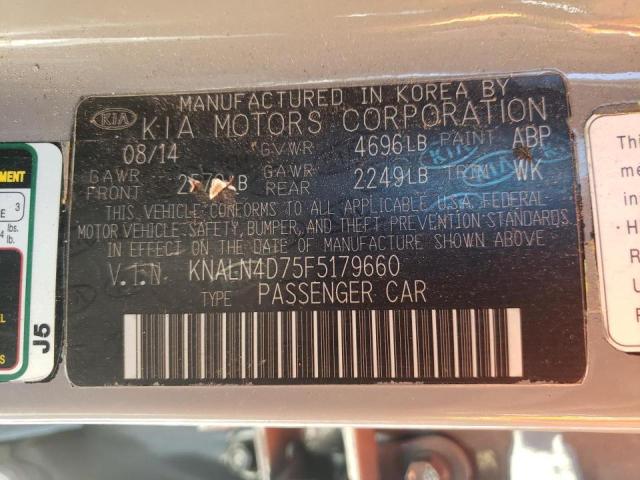 Photo 9 VIN: KNALN4D75F5179660 - KIA CADENZA PR 